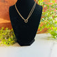 Double Chain Infinity Necklace