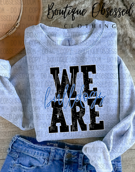 WE ARE-Bulldogs (Blue)- YOUTH