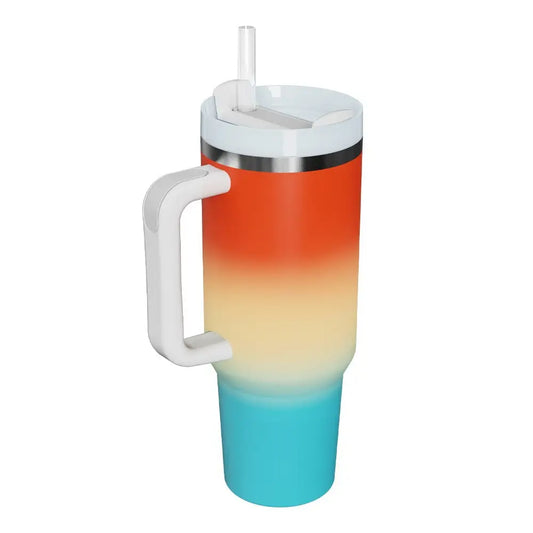 Ombre Red Blue 40 oz Tumbler