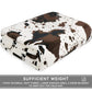 Cow Plush Blanket- King Size