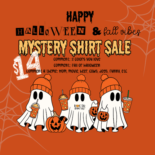 $14 Mystery Tshirts - Fall/Halloween