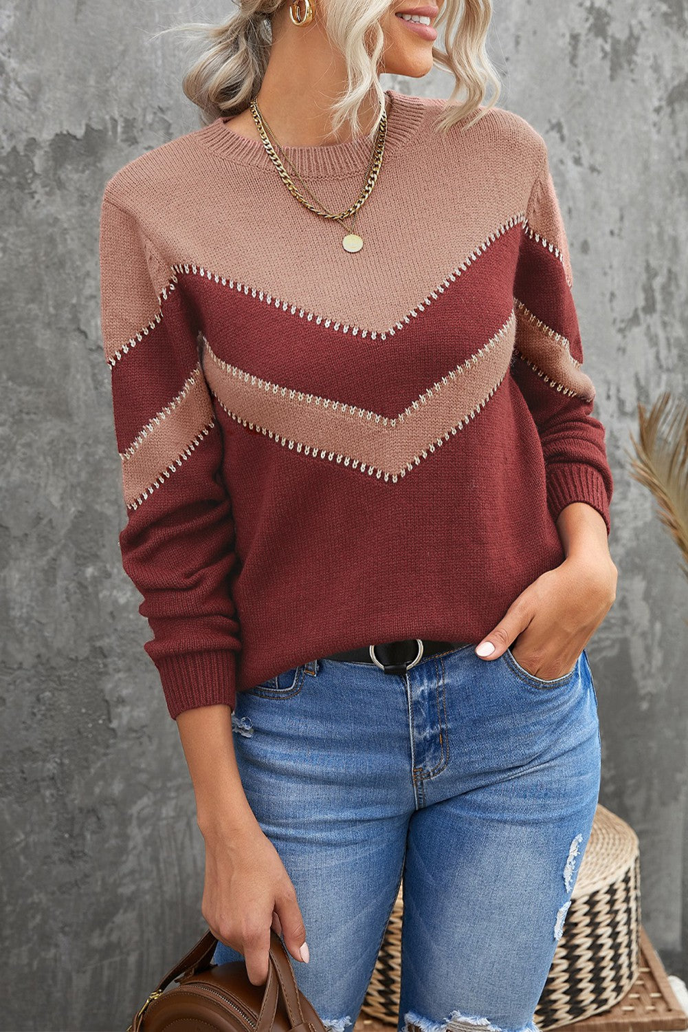 Remi Chevron Sweater
