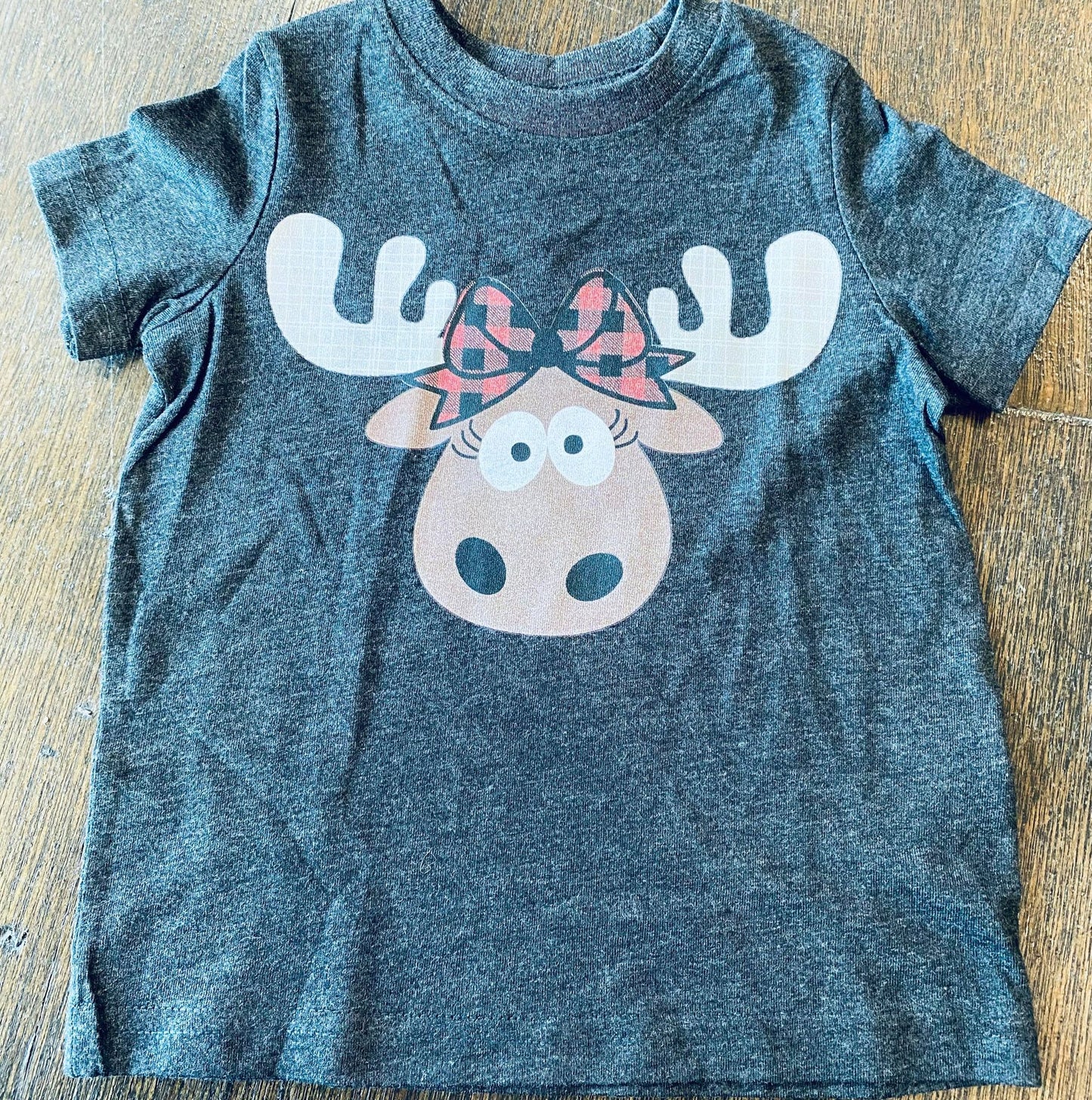 Girl Moose Graphic Tee-Toddler