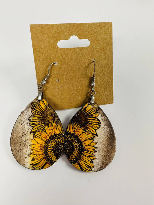Sunflower Crafted Earrings
