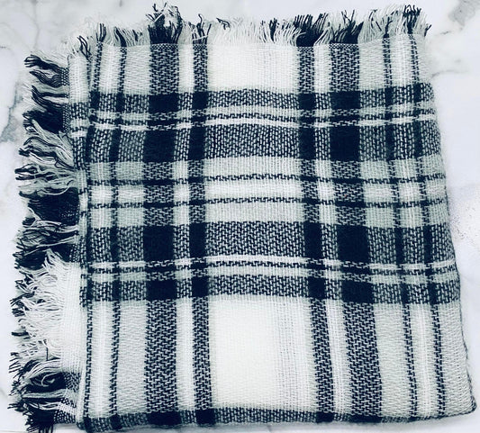Plaid Blanket Scarf