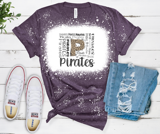 Pirates Bleached Tee PREORDER #80
