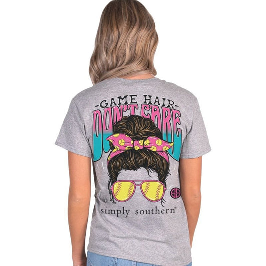 Softball Hair Youth- Simply Southern